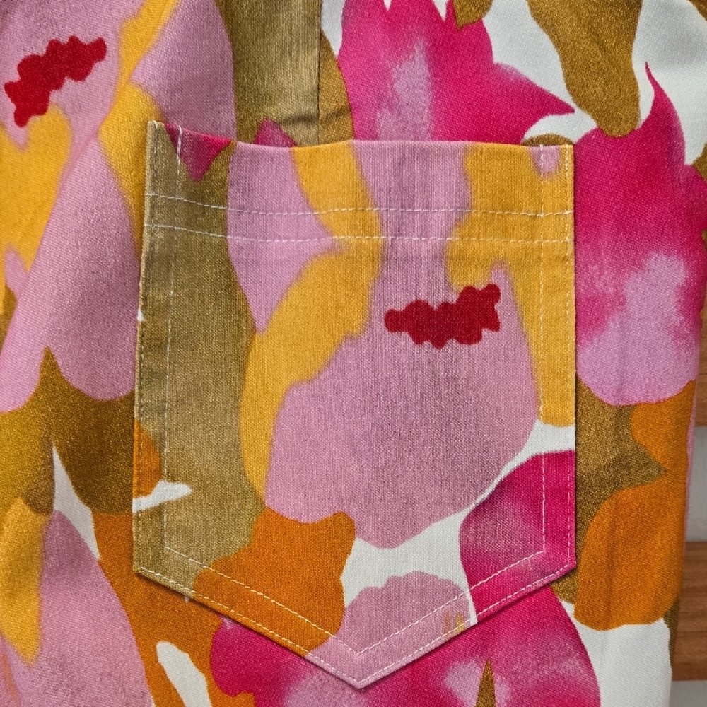 Insight:Floral Printed Cropped Pants Women’s Size 10‎ Trouser - Picture 4 of 6